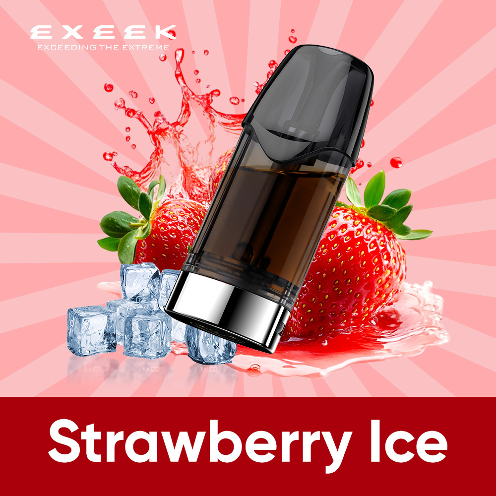 EXEEK V-pro Pod Cartridge for Vuse Vape Strawberry Ice