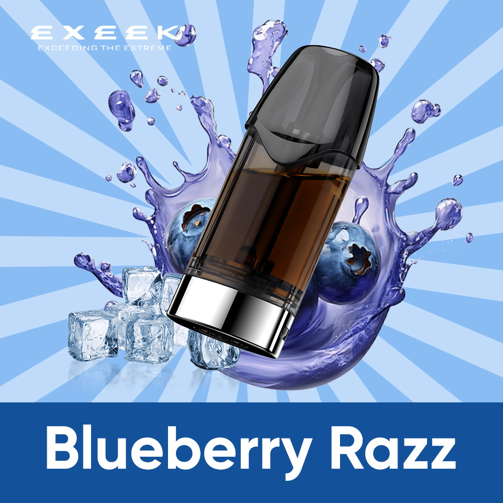 EXEEK V-pro Pod Cartridge for Vuse Vape Blueberry Razz
