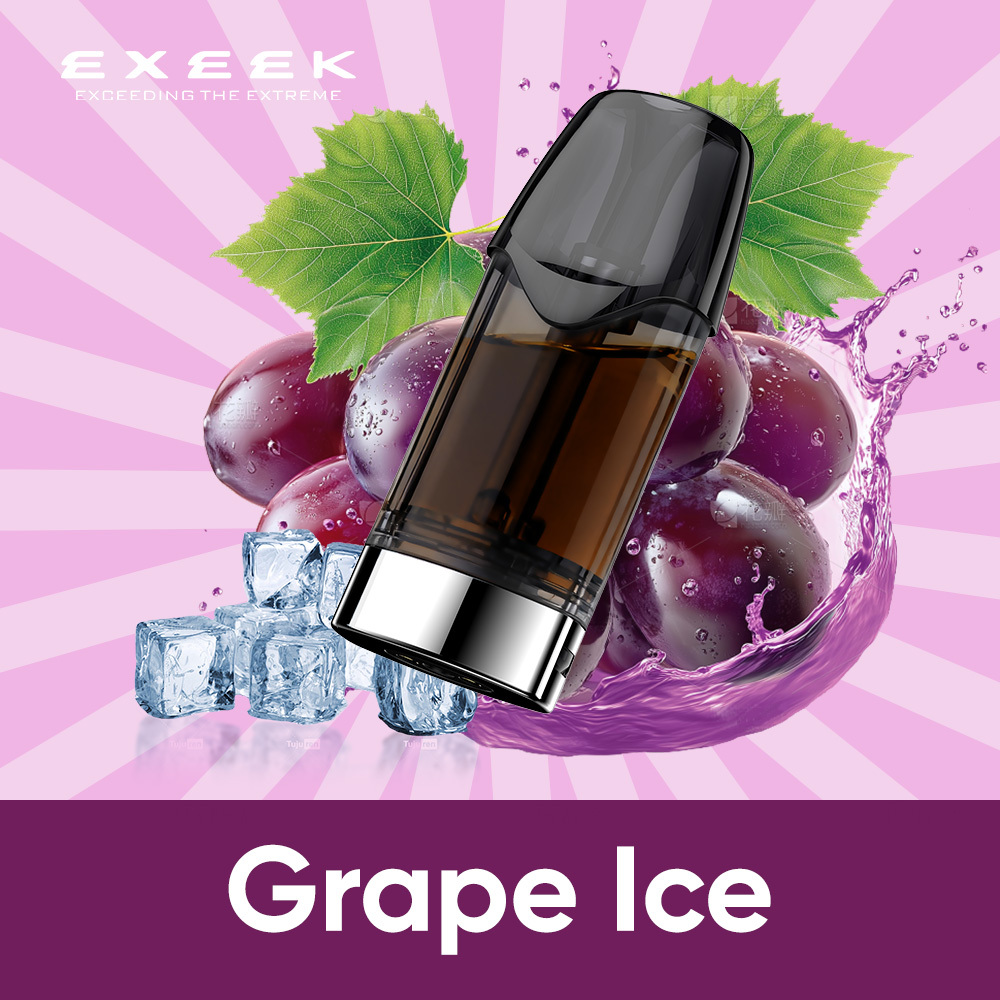 EXEEK V-pro Pod Cartridge for Vuse Vape Grape Ice