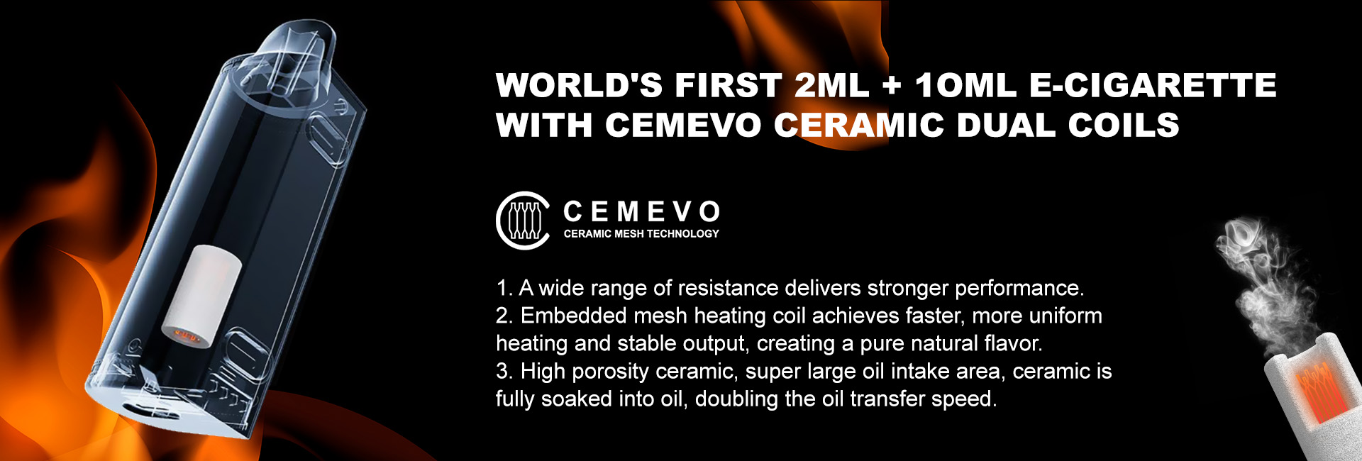 {"default":"EK MOMO Replacement Prefilled Pod with CEMEVO Ceramic Dual Coils Tech for Best Flavour"}
