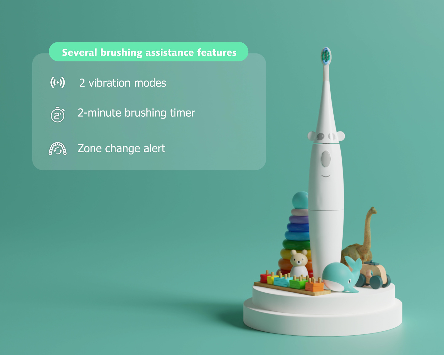 Snow Smile® electric toothbrush for kids