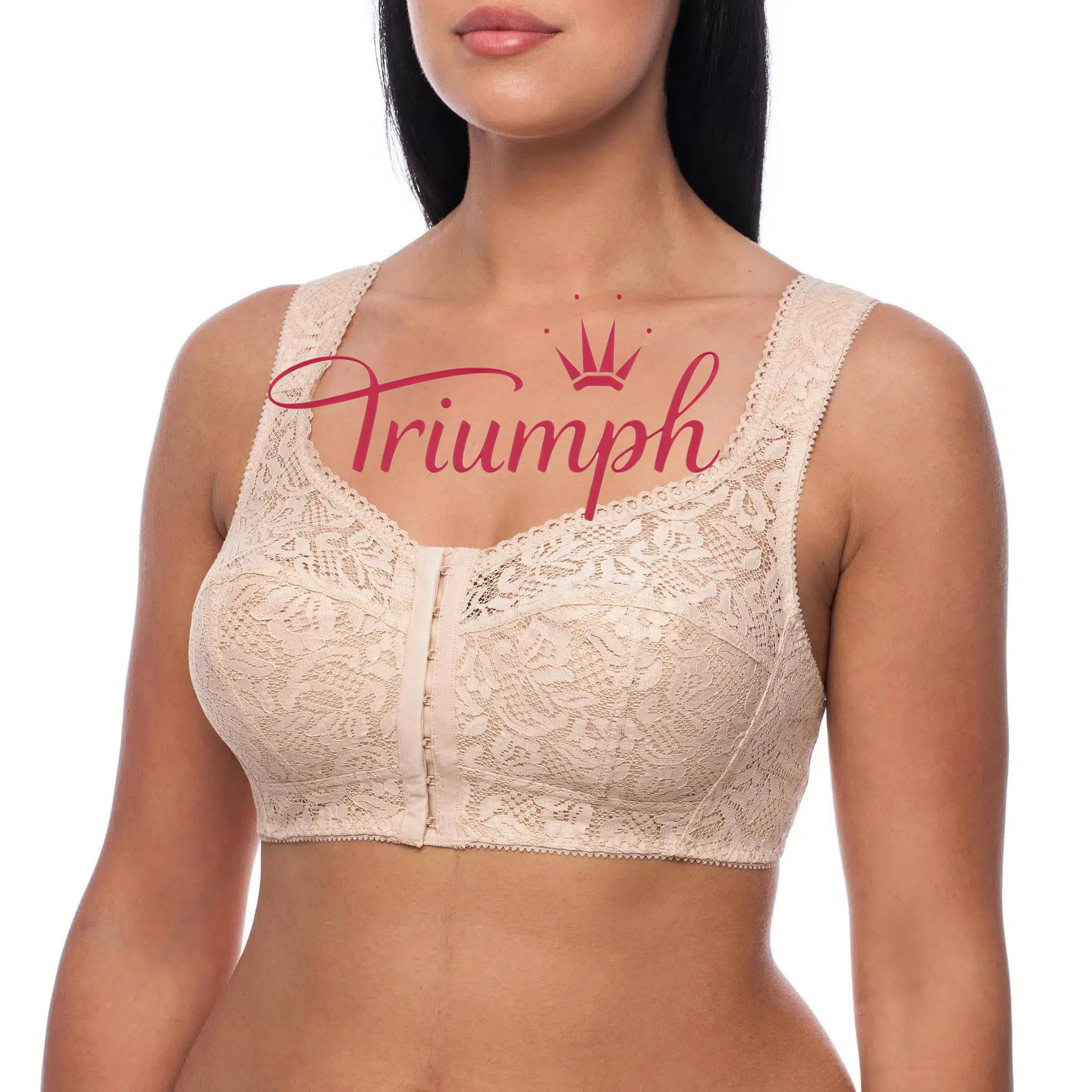 Triumph - 4 kusy 🔥Bezdrôtová podprsenka s predným zapínaním a bezdrôtovou podporou