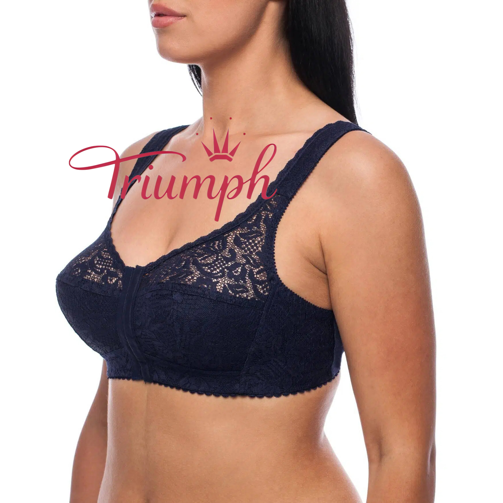 Triumph - 4 kusy 🔥Bezdrôtová podprsenka s predným zapínaním a bezdrôtovou podporou