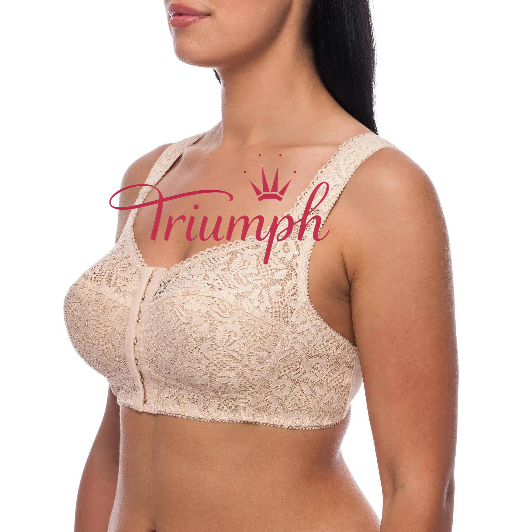 Triumph - 4 kusy 🔥Bezdrôtová podprsenka s predným zapínaním a bezdrôtovou podporou