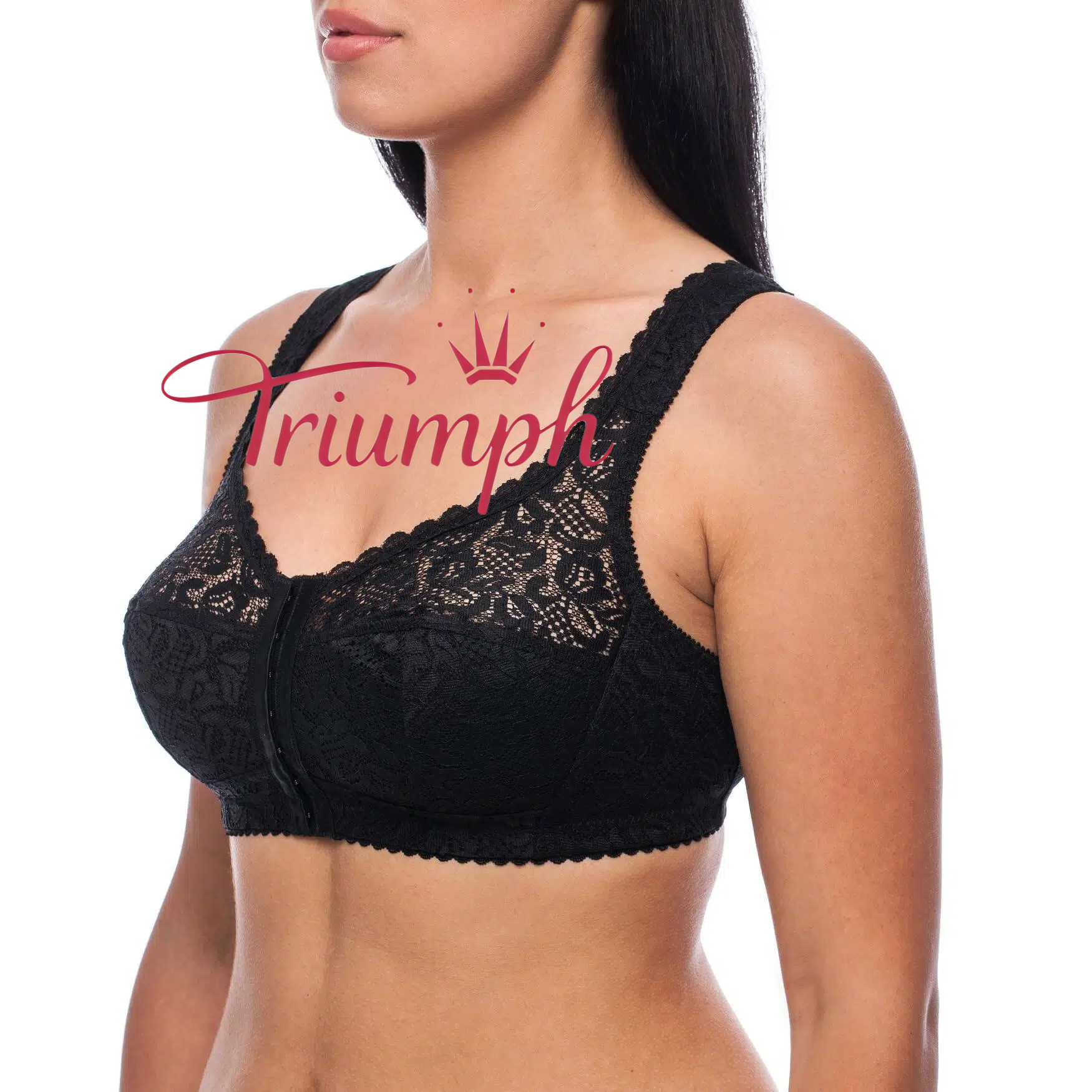 Triumph - 4 kusy 🔥Bezdrôtová podprsenka s predným zapínaním a bezdrôtovou podporou