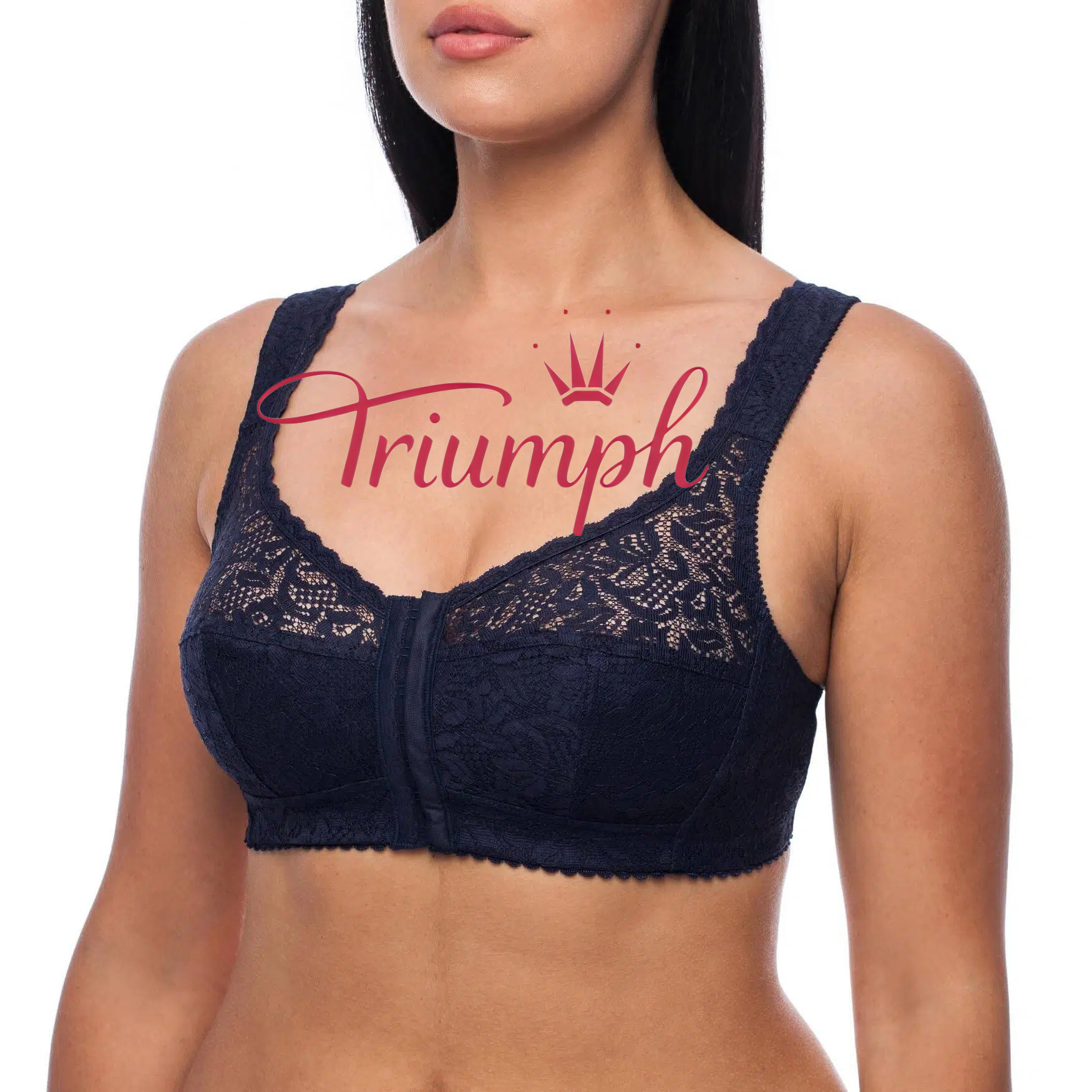 Triumph - 4 kusy 🔥Bezdrôtová podprsenka s predným zapínaním a bezdrôtovou podporou
