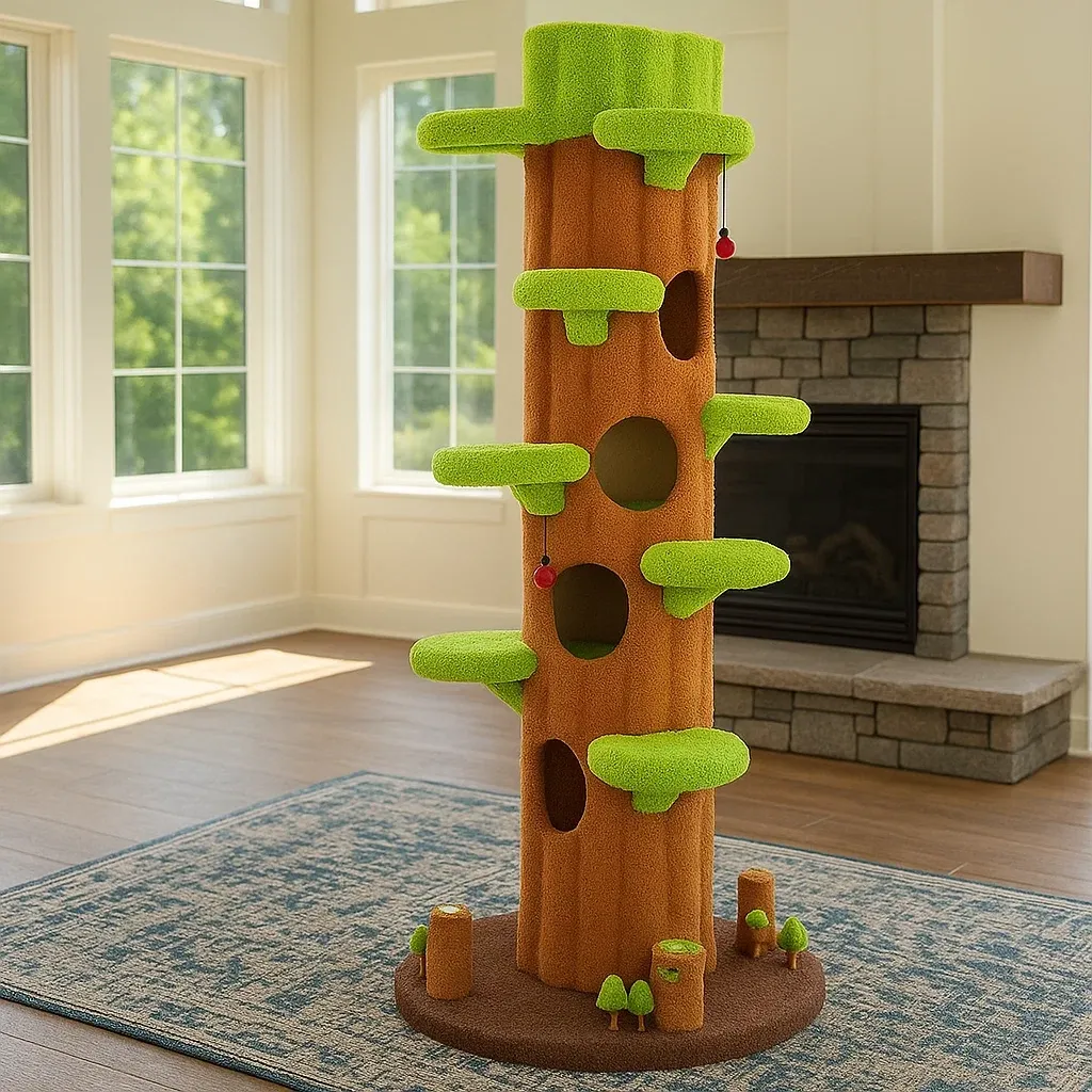 Articles pour animaux,Arbre à chats - Livingroomfurn