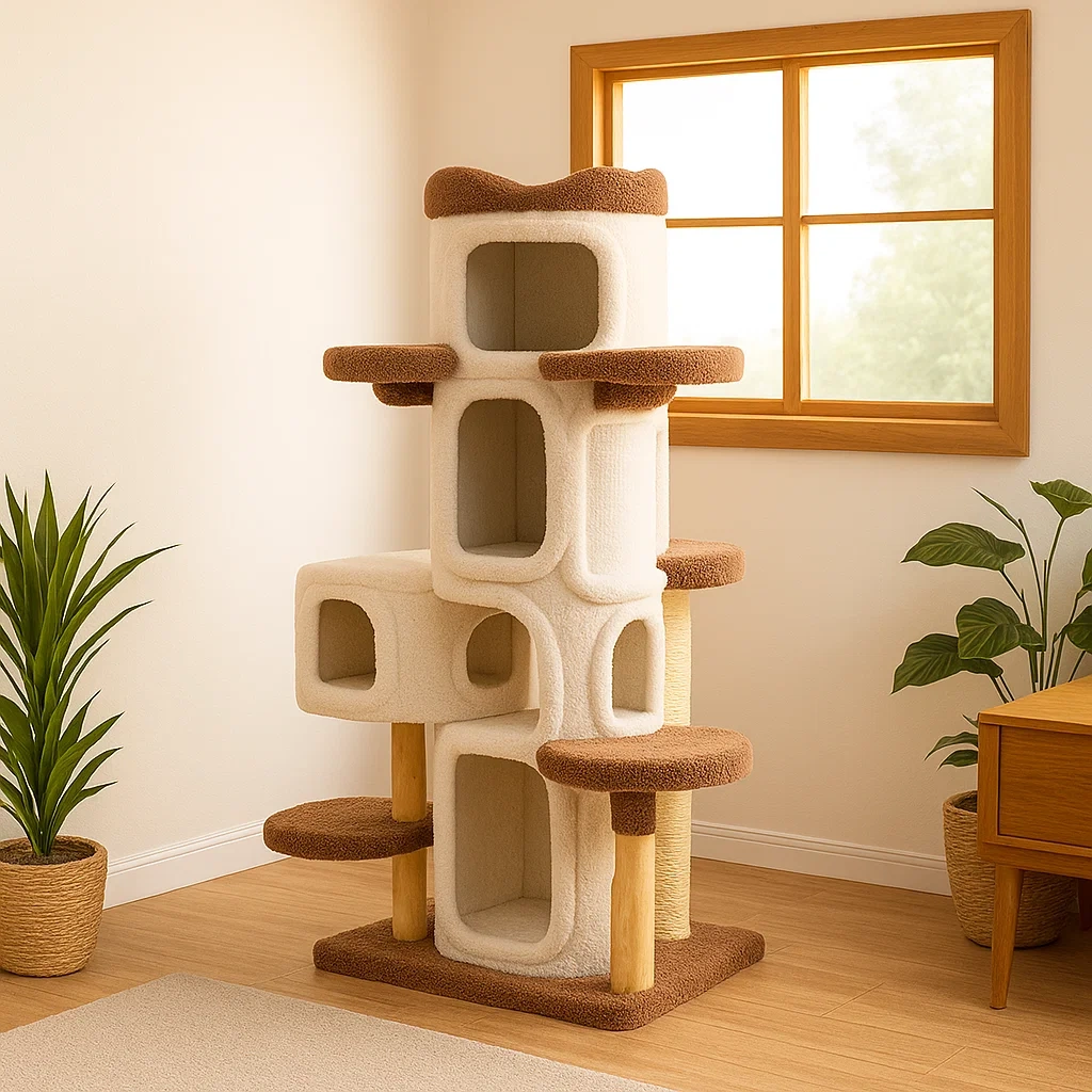 Articles pour animaux,Arbre à chats - Livingroomfurn