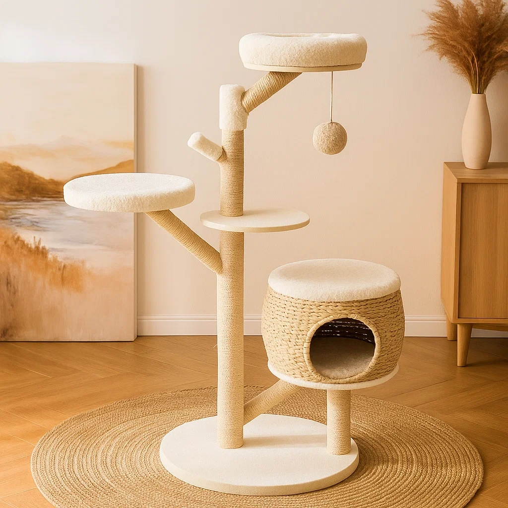 Articles pour animaux,Arbre à chats - Livingroomfurn