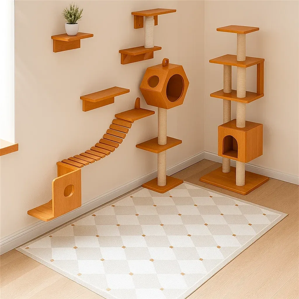 Articles pour animaux,Arbre à chats - Livingroomfurn