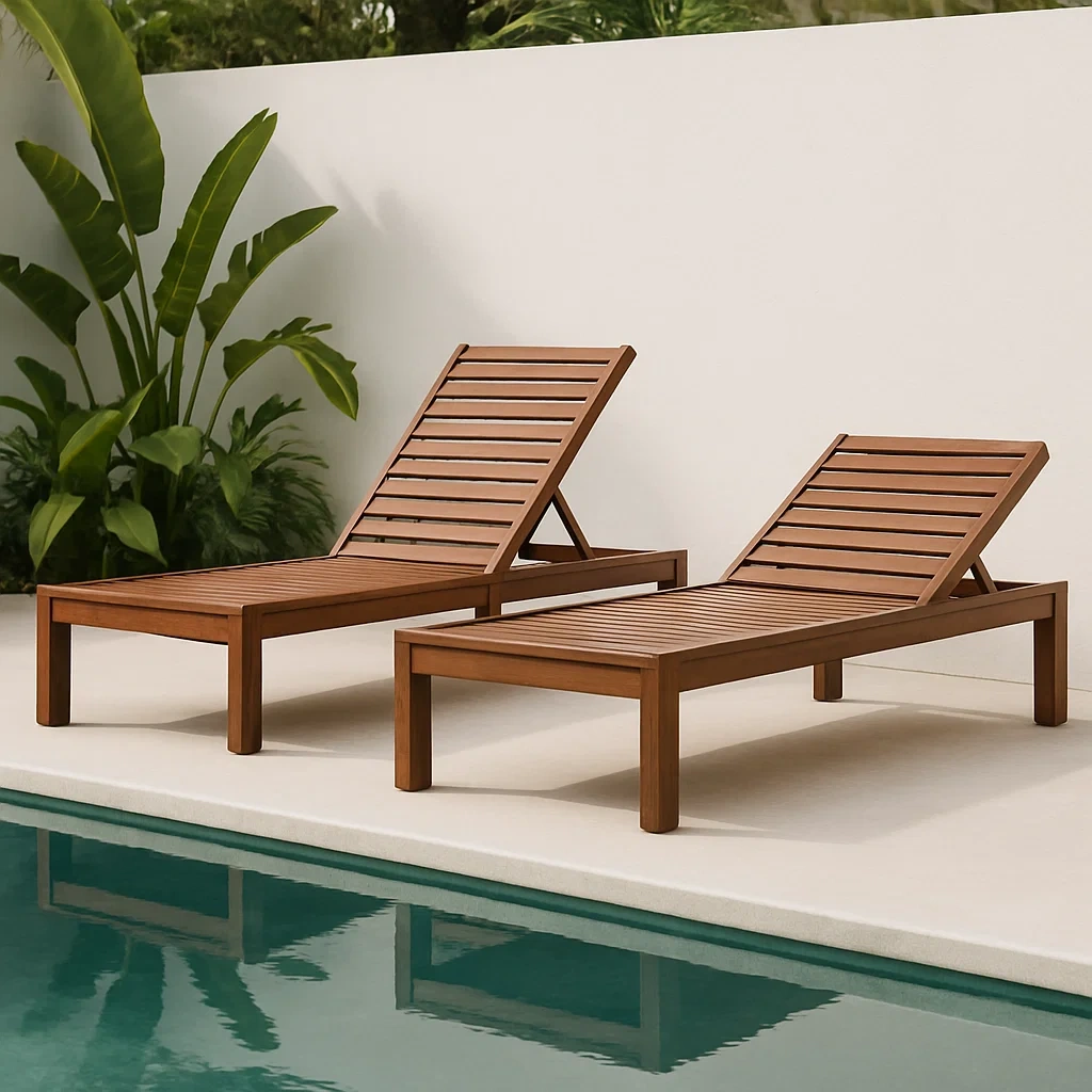 Mobilier d'extérieur et de terrasse,Ensemble de chaises longues - Livingroomfurn