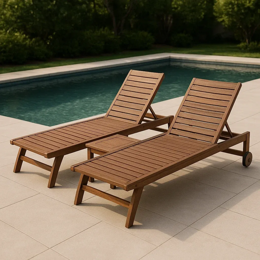 Mobilier d'extérieur et de terrasse,Ensemble de chaises longues - Livingroomfurn