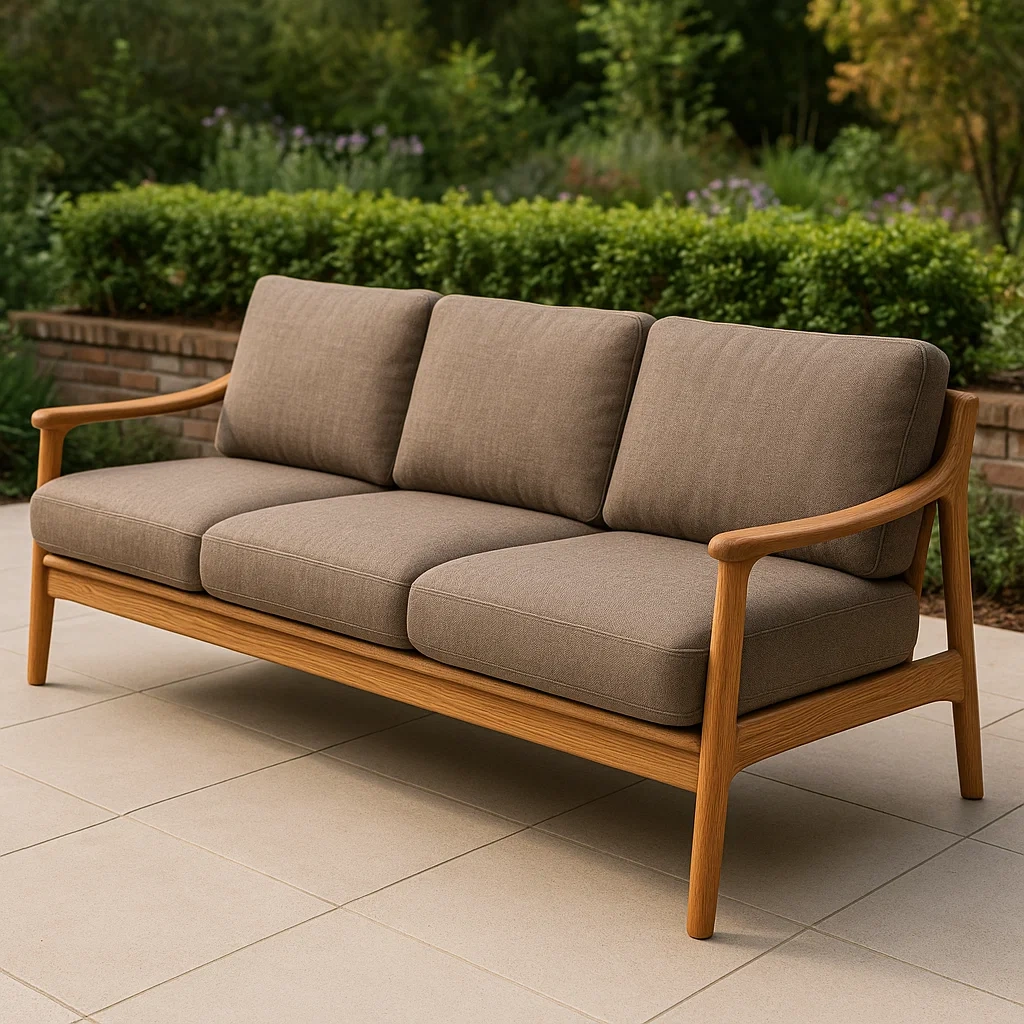 Mobilier d'extérieur et de terrasse,Canapé d’extérieur trois places - Livingroomfurn