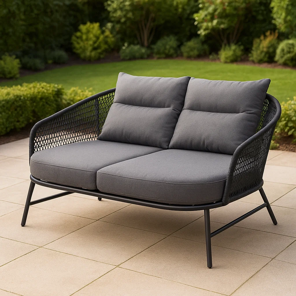 Mobilier d'extérieur et de terrasse,Canapé d’extérieur deux places - Livingroomfurn