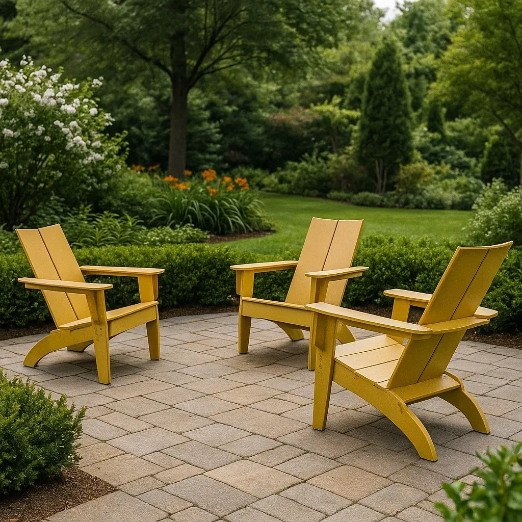 Mobilier d'extérieur et de terrasse,Ensemble de chaises Adirondack - Livingroomfurn