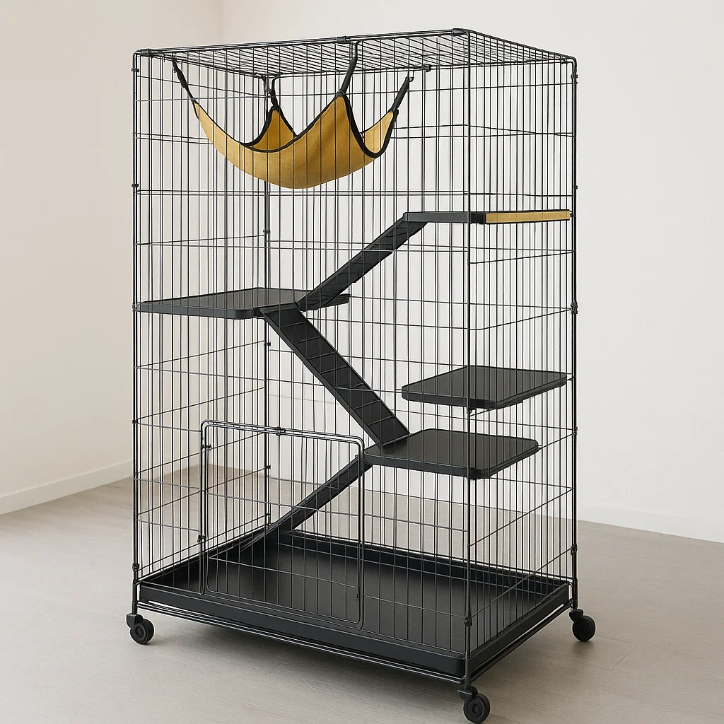 Articles pour animaux,Cage pour chat - Livingroomfurn