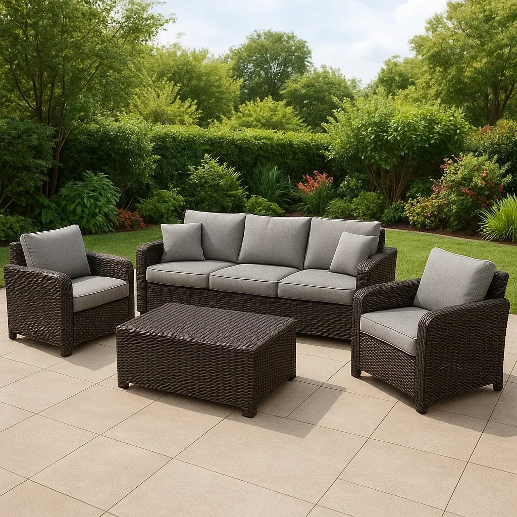 Mobilier d'extérieur et de terrasse,Ensemble de canapés de jardin - Livingroomfurn