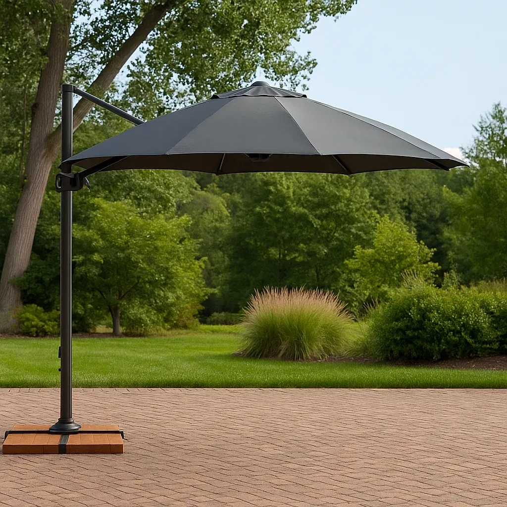 Mobilier d'extérieur et de terrasse,Parasol déporté - Livingroomfurn
