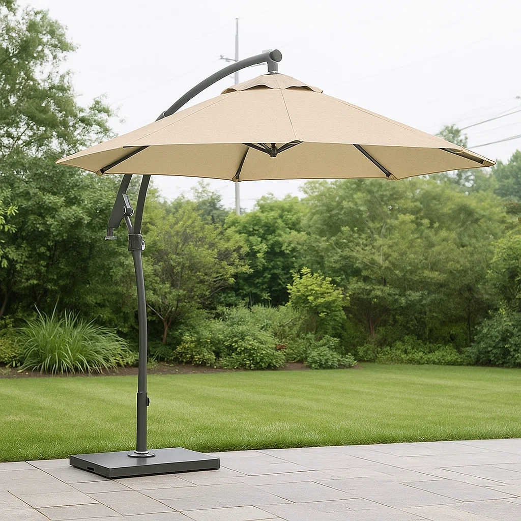Mobilier d'extérieur et de terrasse,Parasol déporté - Livingroomfurn