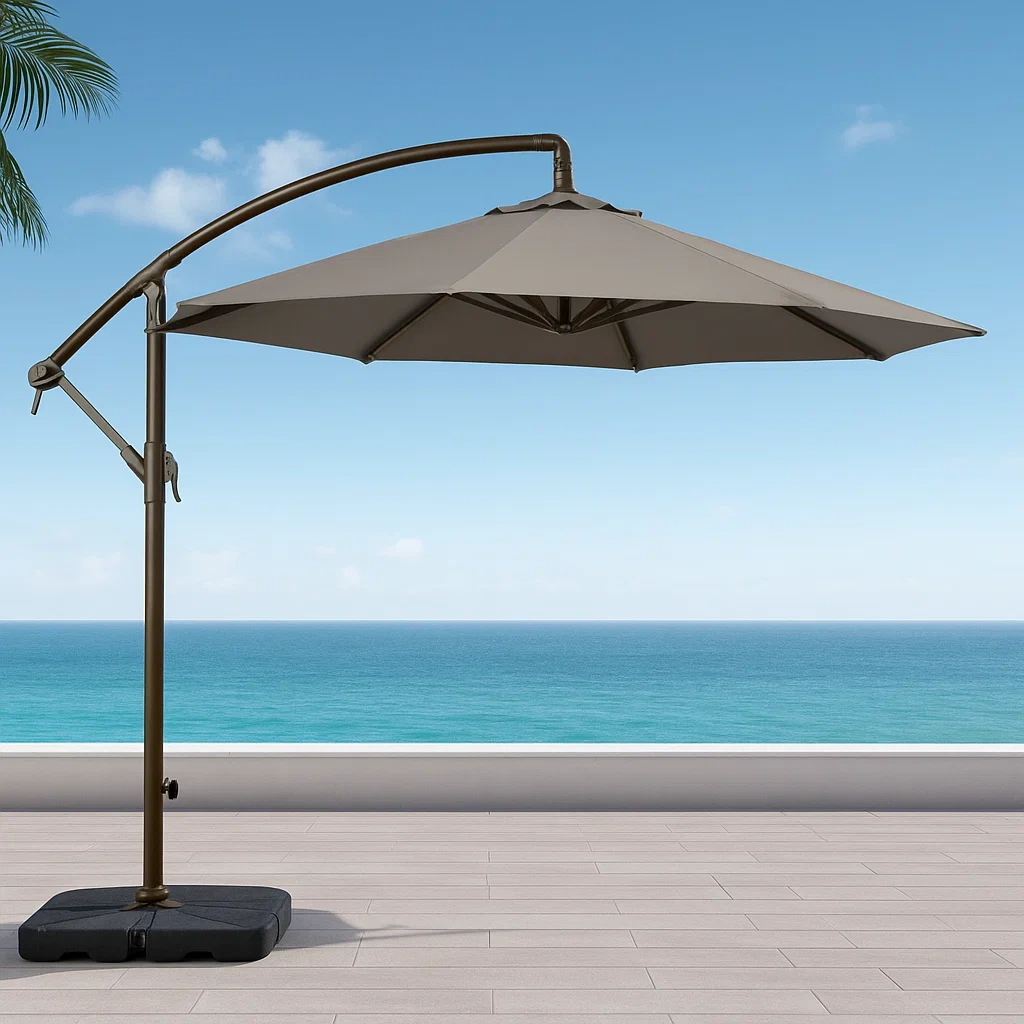 Mobilier d'extérieur et de terrasse,Parasol déporté - Livingroomfurn