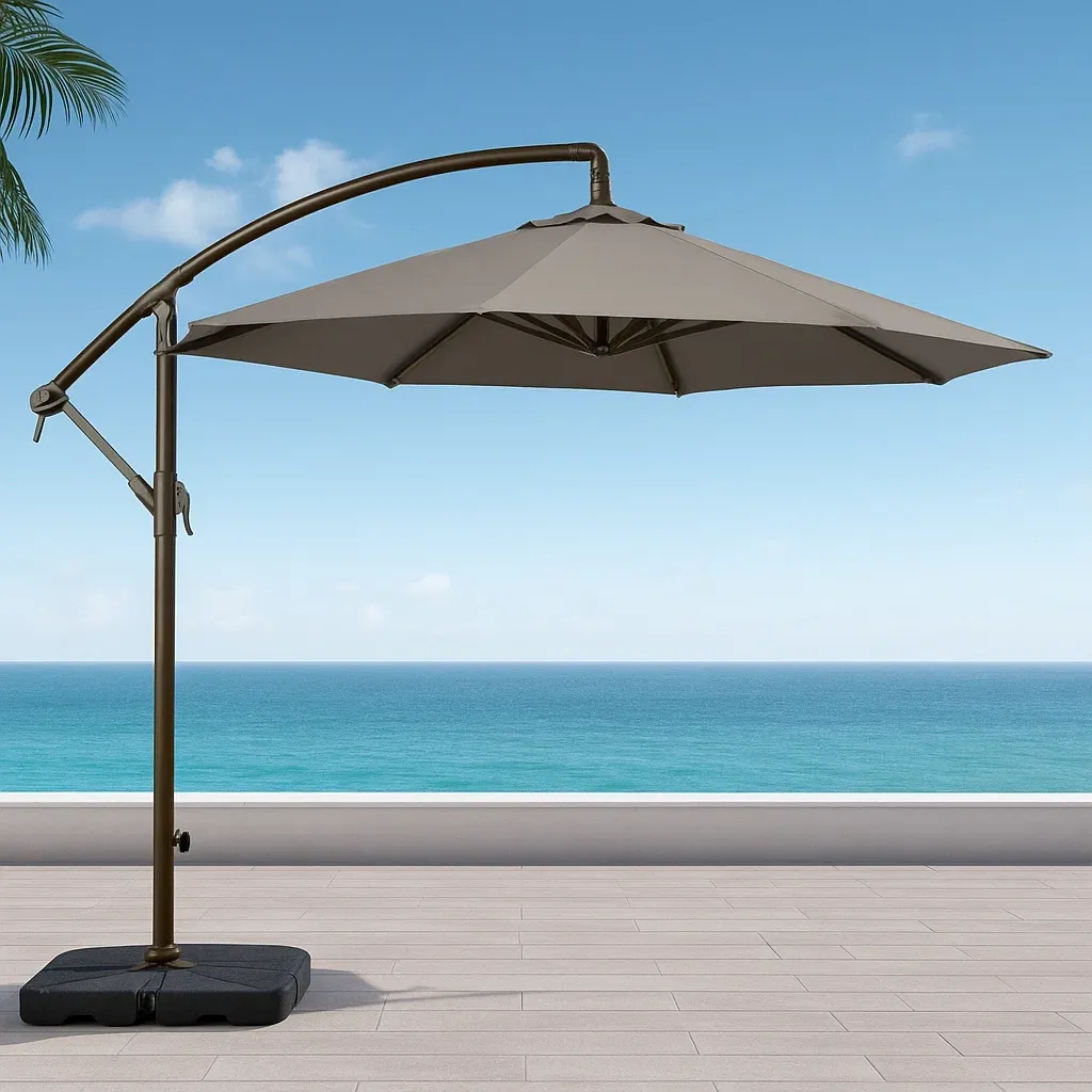 Mobilier d'extérieur et de terrasse,Parasol déporté - Livingroomfurn