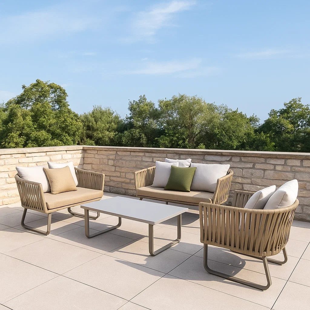 Mobilier d'extérieur et de terrasse,Ensemble de canapés de jardin - Livingroomfurn