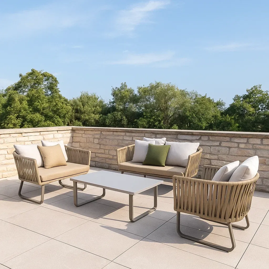 Mobilier d'extérieur et de terrasse,Ensemble de canapés de jardin - Livingroomfurn