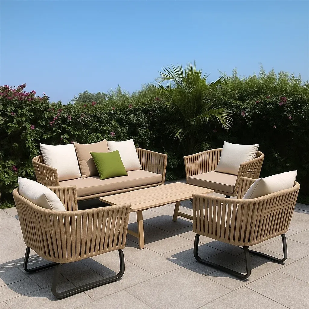 Mobilier d'extérieur et de terrasse,Ensemble de canapés de jardin - Livingroomfurn