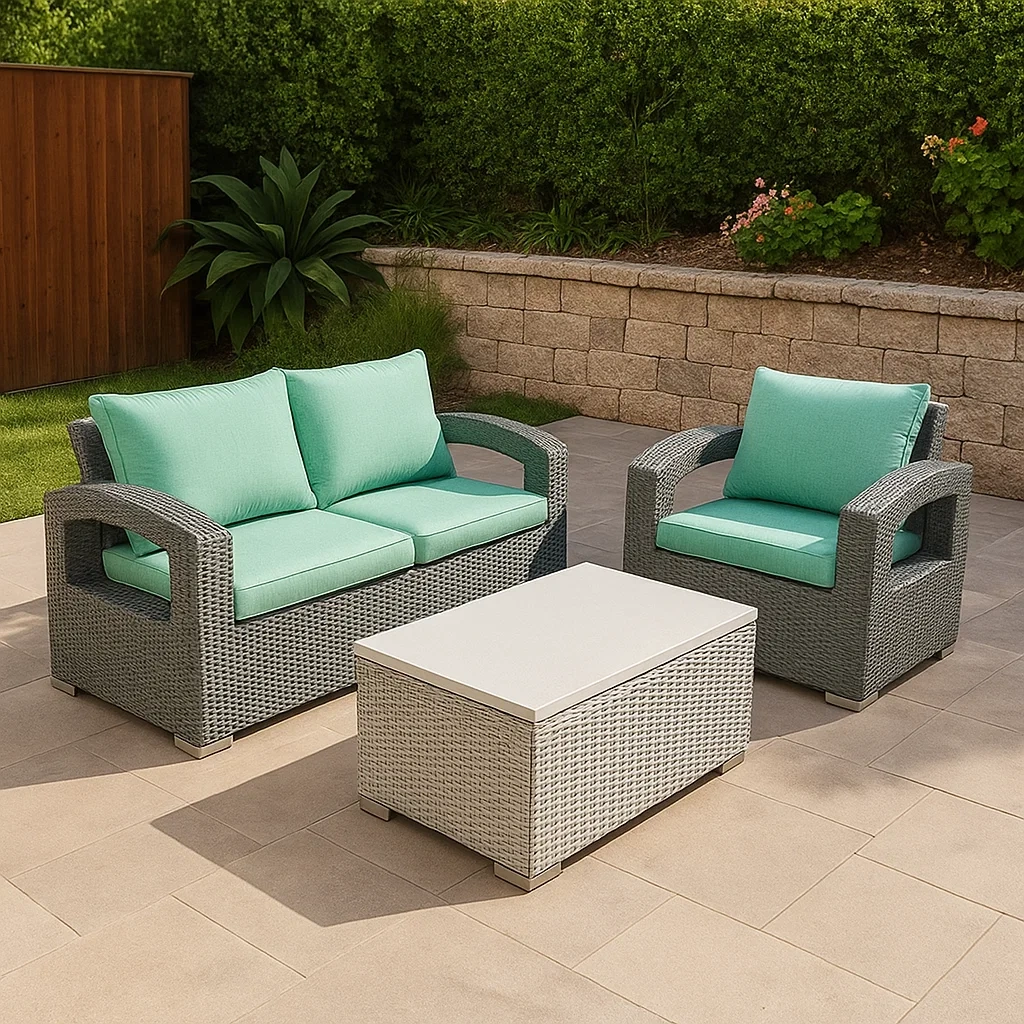 Mobilier d'extérieur et de terrasse,Ensemble de canapés de jardin - Livingroomfurn