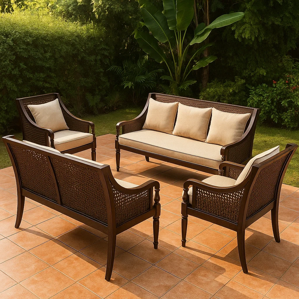 Mobilier d'extérieur et de terrasse,Ensemble de canapés de jardin - Livingroomfurn