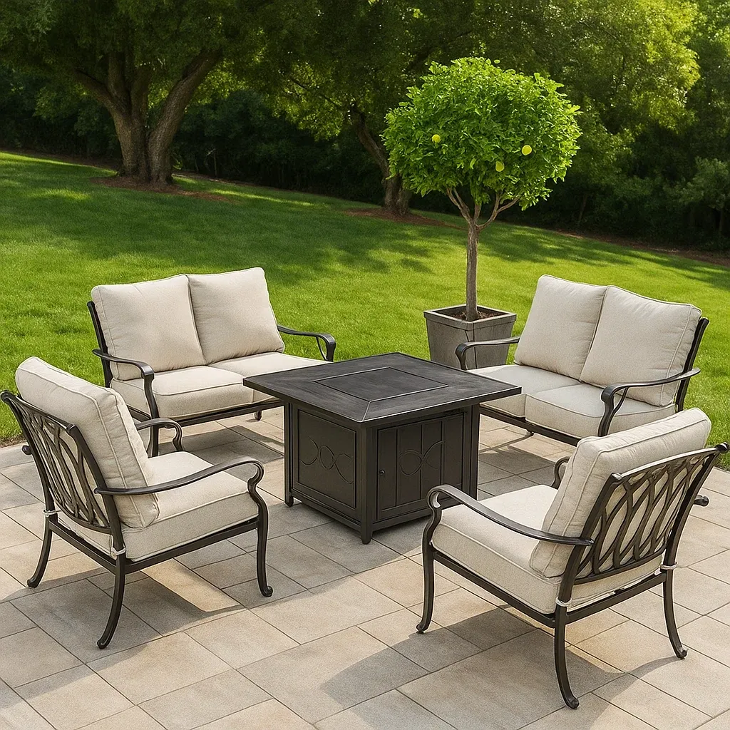 Mobilier d'extérieur et de terrasse,Ensemble de canapés de jardin - Livingroomfurn