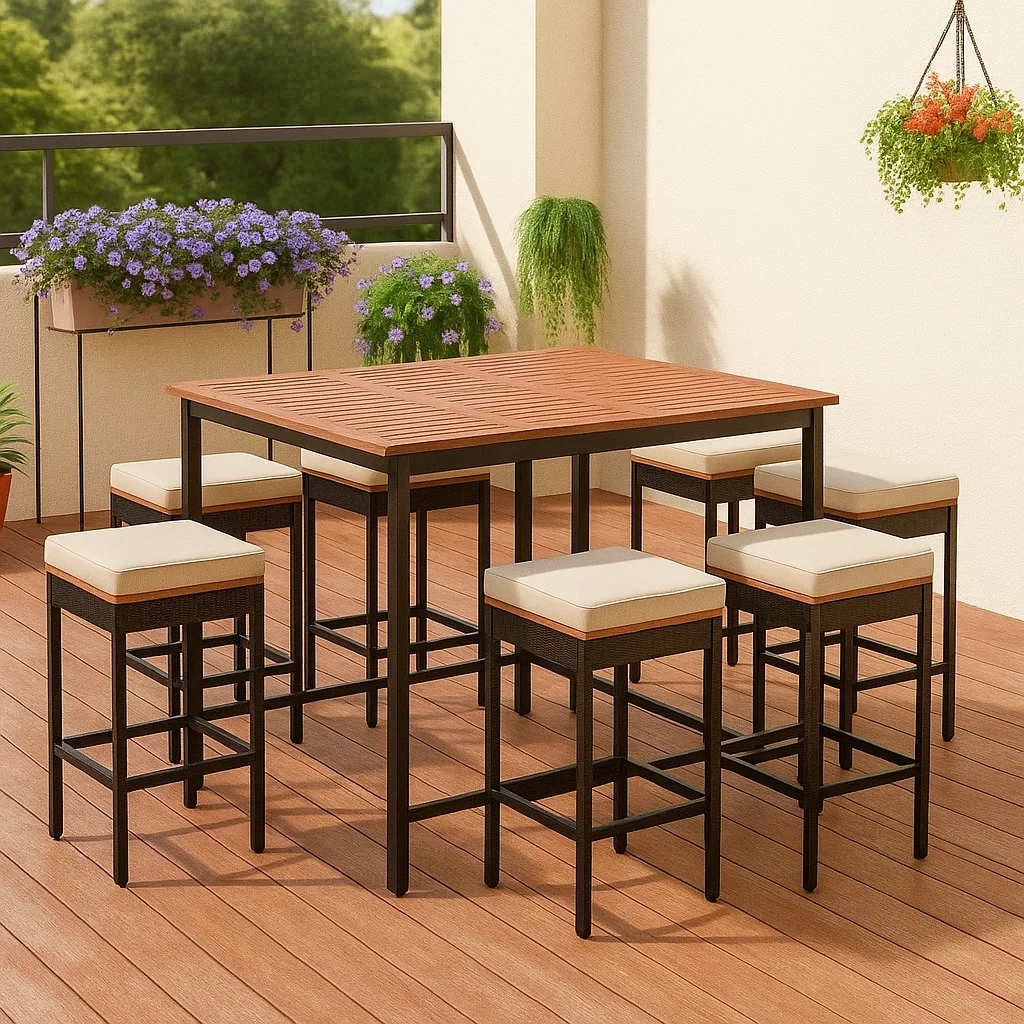 Mobilier d'extérieur et de terrasse,Salons de jardin repas - Livingroomfurn
