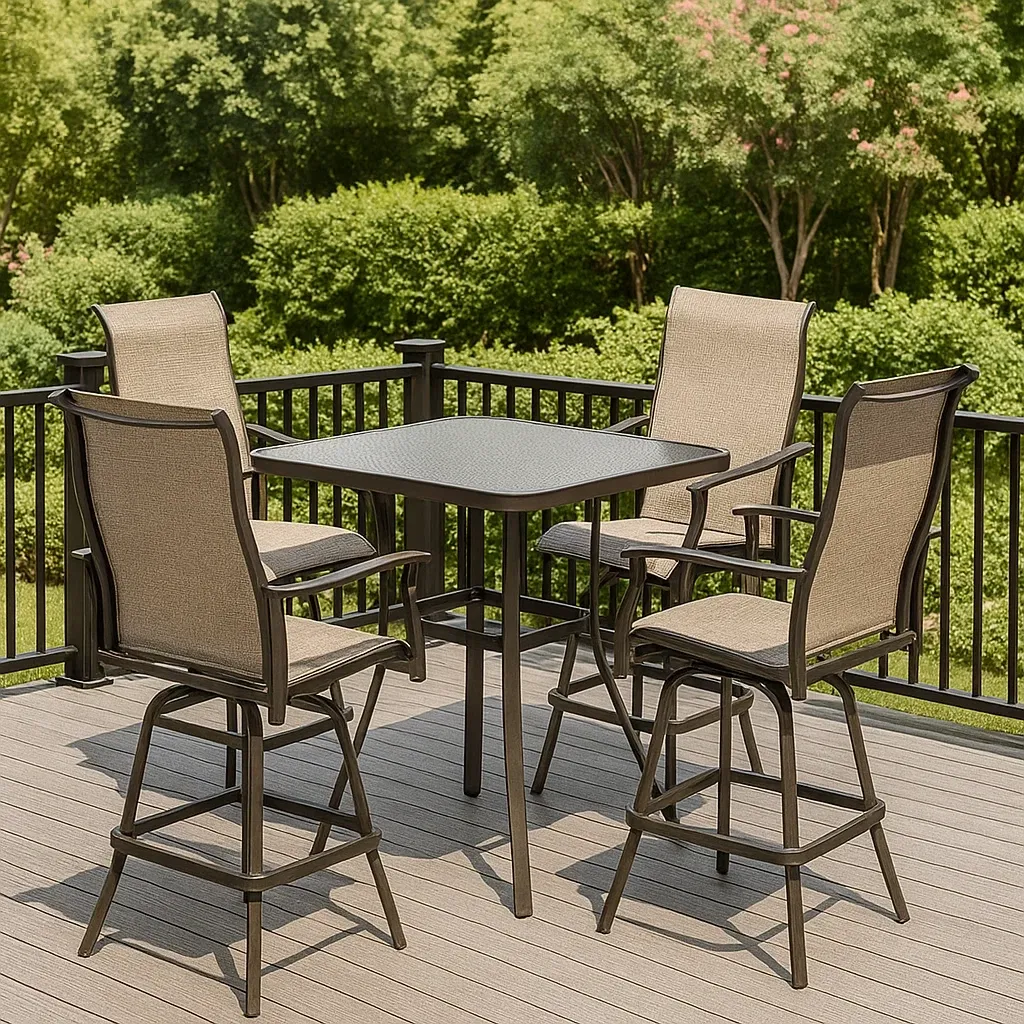 Mobilier d'extérieur et de terrasse,Ensemble de chaises de jardin - Livingroomfurn