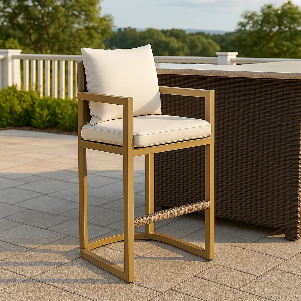 Mobilier d'extérieur et de terrasse,Chaise de bar de jardin - Livingroomfurn