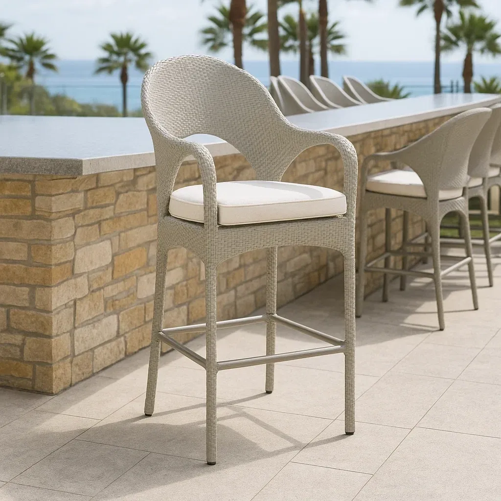 Mobilier d'extérieur et de terrasse,Chaise de bar de jardin - Livingroomfurn