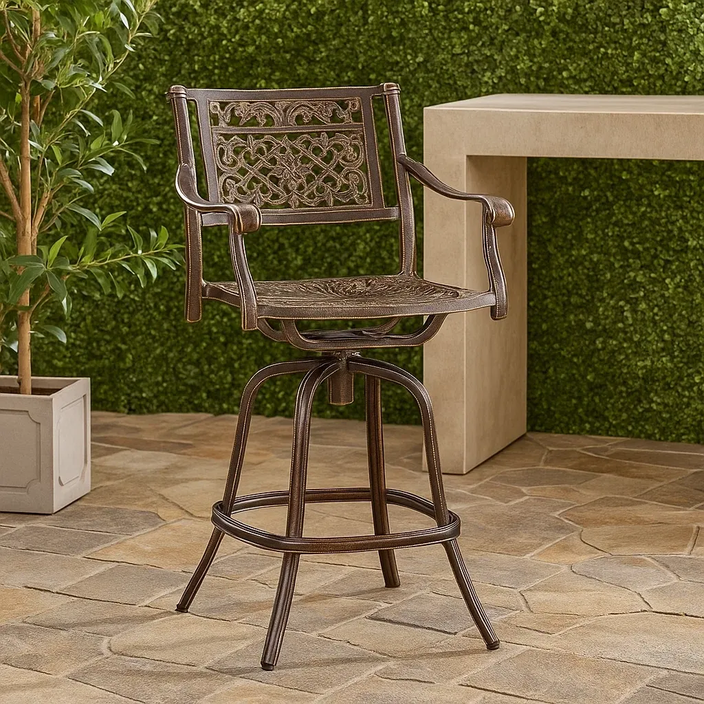 Mobilier d'extérieur et de terrasse,Chaise de bar de jardin - Livingroomfurn