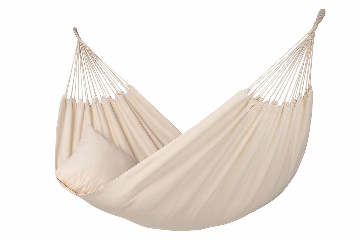 Hängematte Baumwolle Beige 200x150cm