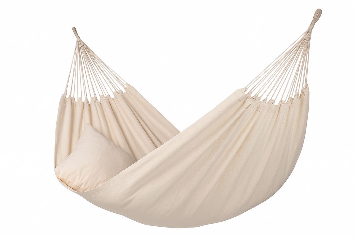 Hängematte Baumwolle Beige 200x150cm