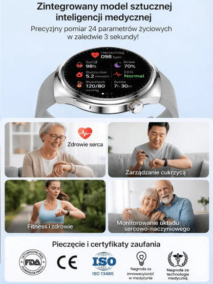 🩺 【Zalecane przez lekarzy!】Najnowszy inteligentny zegarek zdrowotny! Premiumowy wybór dla profesjonalistów! 🔥 90% TANIEJ + DARMOWA wysyłka ⏳ Oferta kończy się za 2 godziny! 🎁 Drugi egzemplarz za jedyne 80 zł!