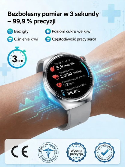 🩺 【Zalecane przez lekarzy!】Najnowszy inteligentny zegarek zdrowotny! Premiumowy wybór dla profesjonalistów! 🔥 90% TANIEJ + DARMOWA wysyłka ⏳ Oferta kończy się za 2 godziny! 🎁 Drugi egzemplarz za jedyne 80 zł!