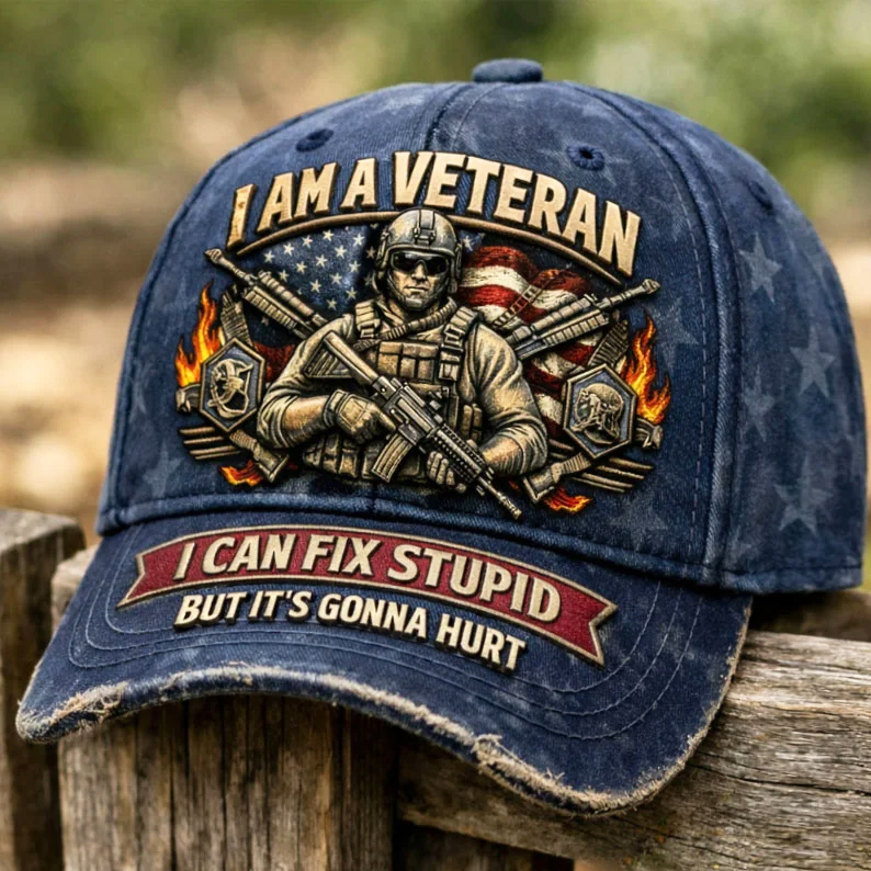 I Am a Veteran Tactical Baseball Cap