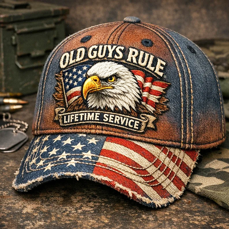 Old Guys Rule Baseball Cap