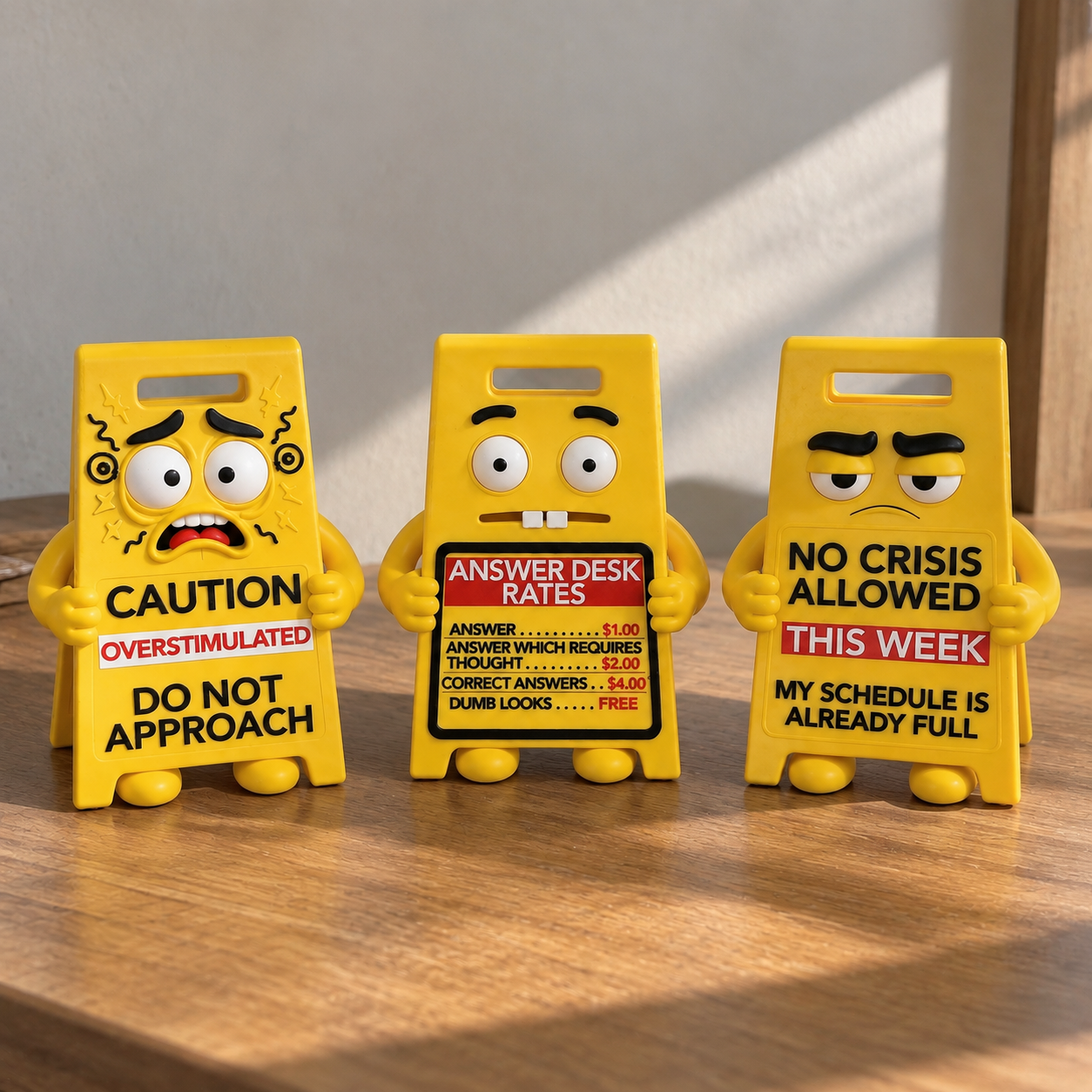 💛Last Day 60% OFF-Funny Mood Desk Signs