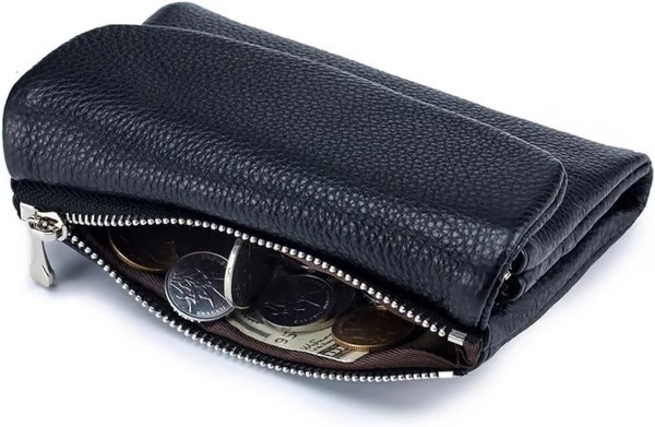 🔥⏰Unisex Pebble Real Leather RFID Wallet🔥