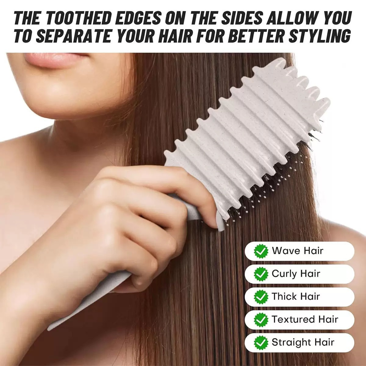 Curling Brush—Define curls, reduce frizz, and achieve a smooth style