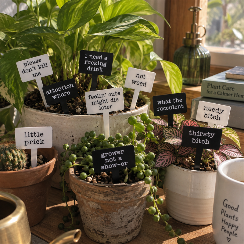 🌱Last Day 60% OFF-Funny Plant Stakes Set