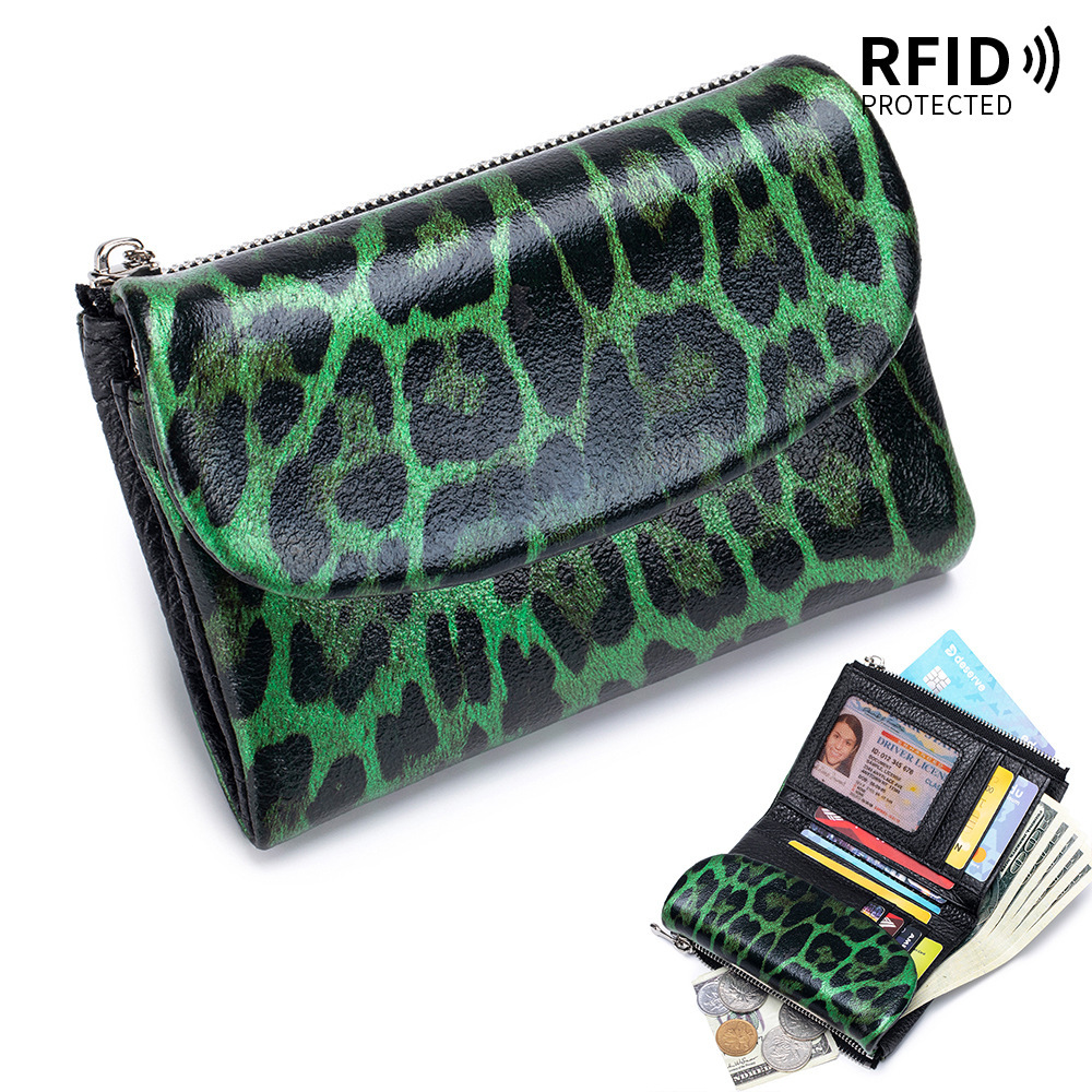 🔥⏰Unisex Pebble Real Leather RFID Wallet🔥