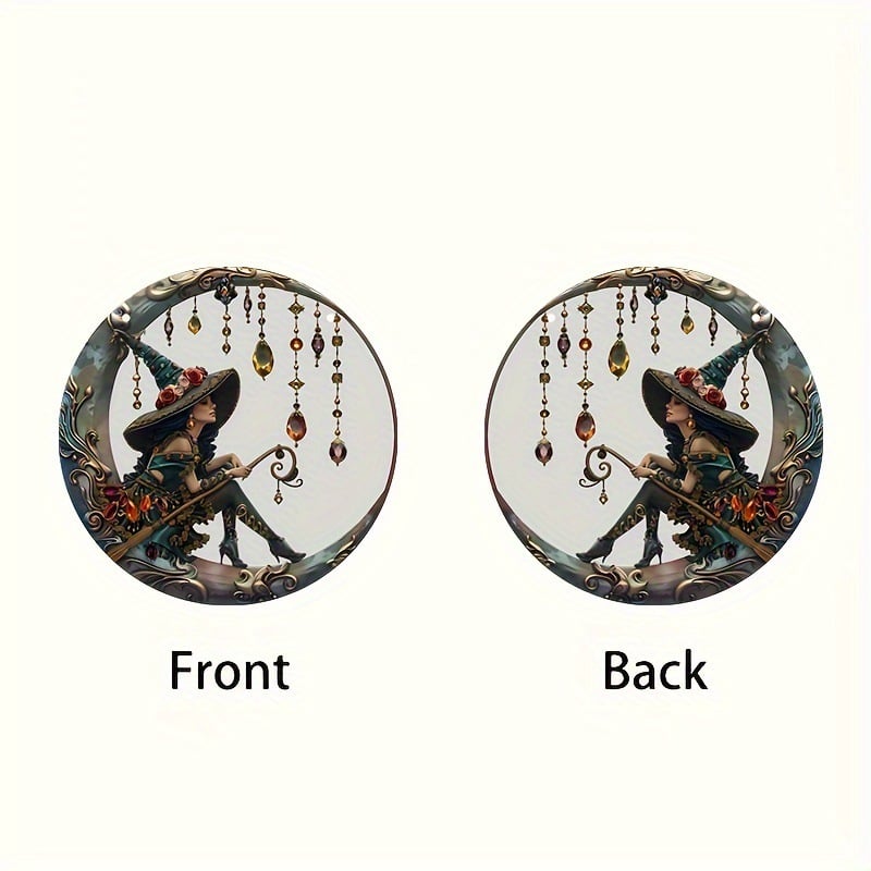 🧙‍♀️Beautiful Witch - Personalized Witch Window Hanging Suncatcher Ornament Gift