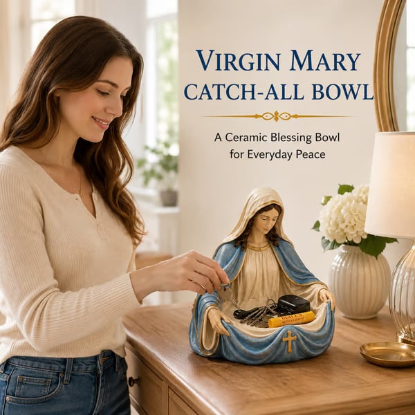 Virgin Mary Catch-All Bowl