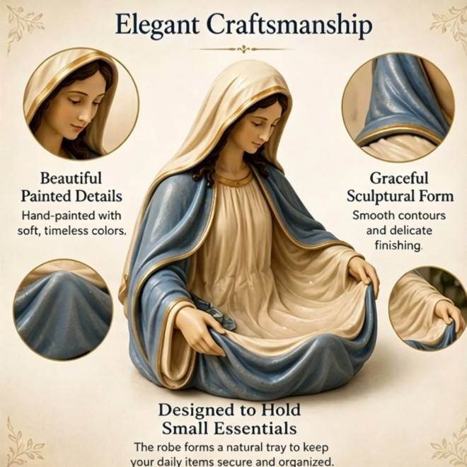 Virgin Mary Catch-All Bowl